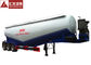 11500x2500x4000 Mm Dry Bulk Trailer , Lime Powder Pneumatic Sand Trailer High Adaptability